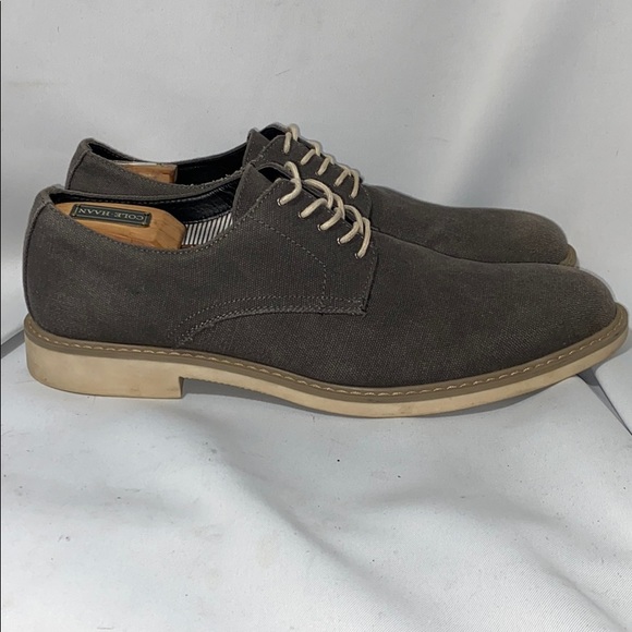 Public Opinion Grey Denim Oxfords Men’s Size 13 - Picture 7 of 10